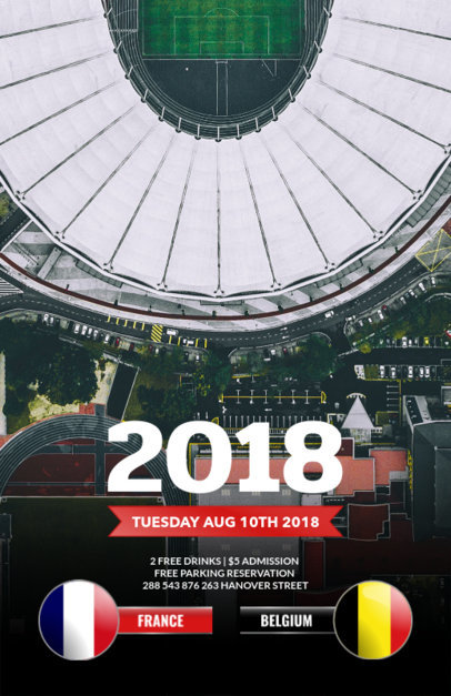 Online Flyer Maker for Soccer Matches