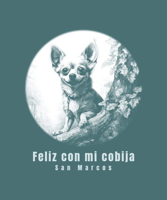 Online T-Shirt Design Creator With a Chihuahua Graphic Inspired by Cobija San Marcos