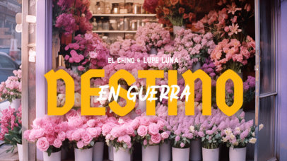 YouTube Thumbnail Creator for Urban Mexican Tunes Featuring a Singer's Song