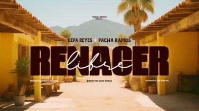 Music-Themed YouTube Thumbnail Maker With an Urban-Genre Singer Theme