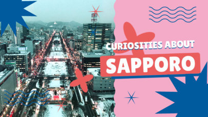 Travel-Themed YouTube Thumbnail Maker for a Japanese Vlogger