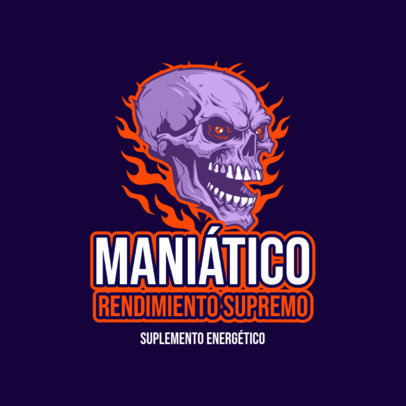 Online Logo Generator for a Pre-Workout Energy Supplement