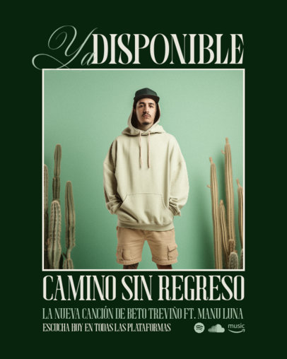 Instagram Post Generator to Promote an Artist's New Single