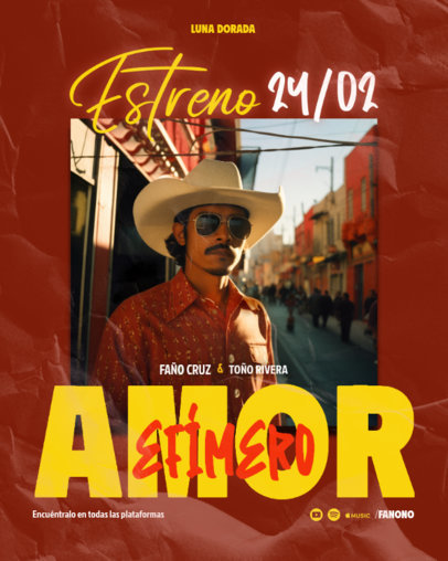 Urban-Genre Instagram Post Generator for a Mexican Urban Artist Promo