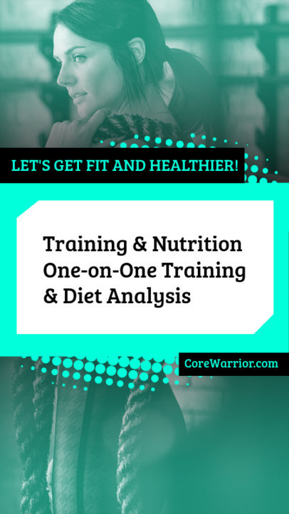 Instagram Story Generator to Promote a Training Center 