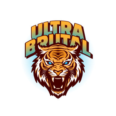 Energy Supplements Brand Logo Maker with a Roaring Tiger Graphic 6236f