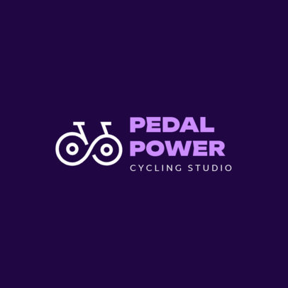 Online Logo Maker for a Cycling Studio with a Bike Graphic