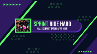 YouTube Banner Maker for Cycling Ride Lessons 6113