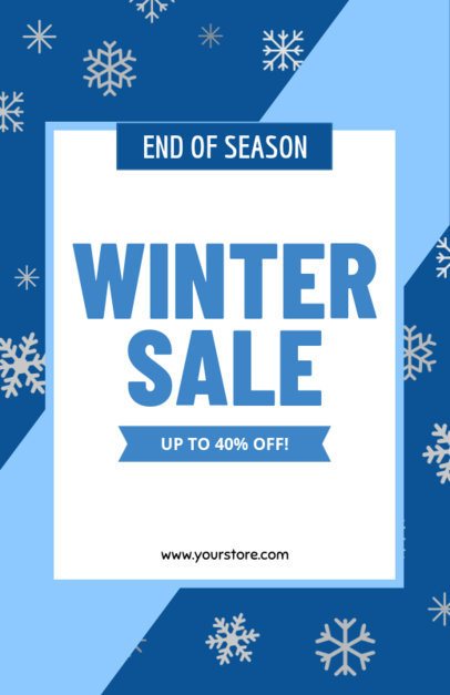 Flyer Maker for Winter Sales