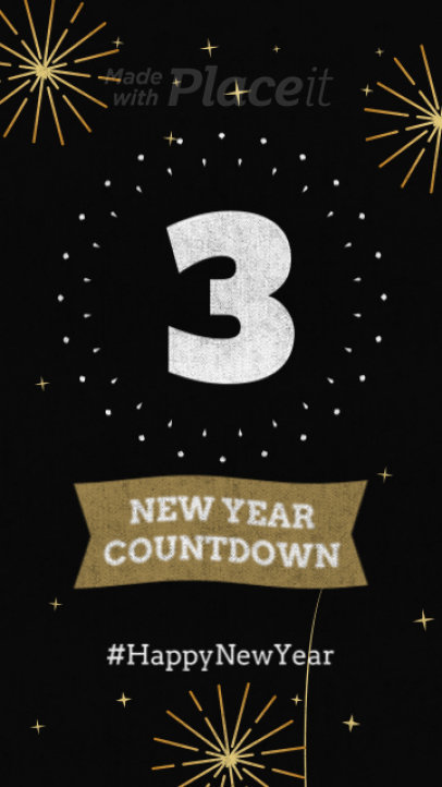 Festive Instagram Story Video Creator to Celebrate New Year's Day 7414