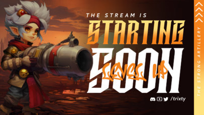 Twitch Screen Maker for Gaming Enthusiasts Inspired by League of Legends ED 6753