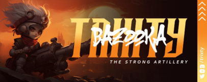 Twitch Profile Banner Maker for Gaming Enthusiasts Inspired by League of Legends ED-6752