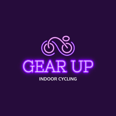 Logo Creator Featuring a Wellness Theme for an Indoor Cycling Studio