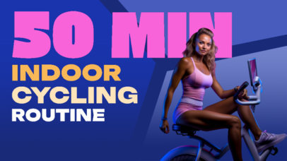 YouTube Thumbnail Creator for Indoor Cycling Enthusiasts 6112b