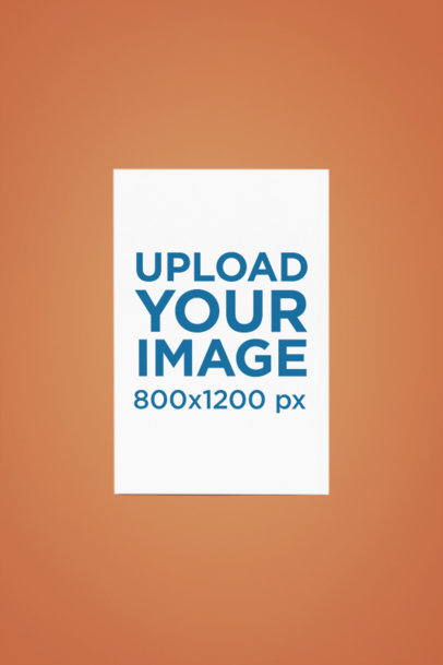 Minimalist Mockup of a Paperback Back Book Cover m36730