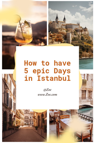 Influencer Pinterest Pin Creator With Trip Recommendations in Istanbul 6251b