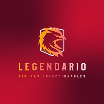 Magical Logo Creator for a Collectibles Store Featuring a Phoenix Graphic 6247f