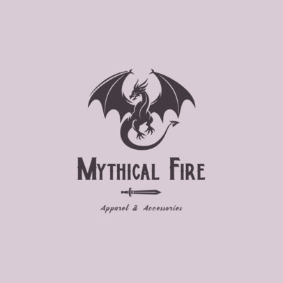 Logo Template for a Medieval and Myhtical-Styled Garments Store 6246c