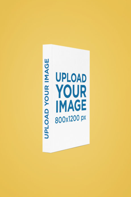 Placeit - Mockup of a Paperback Book Placed on a Customizable Backdrop