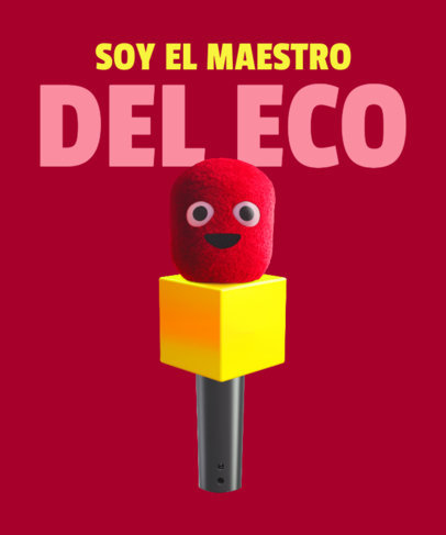 T-Shirt Design Creator Featuring a 31 Minutos-Inspired Theme