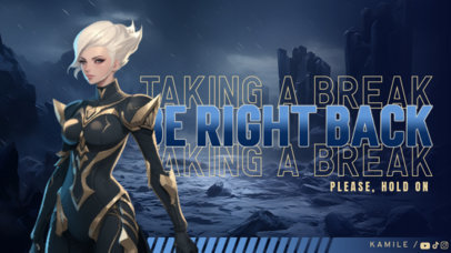 Twitch Screen Generator Featuring a League of Legends-Inspired Layout 6745a