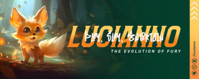 Twitch Profile Banner Generator for League of Legends-Inspired Gamers ED-6752a