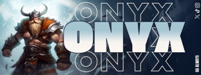 Gaming Twitch Profile Banner Generator With a Character Inspired by League of Legends 6744e