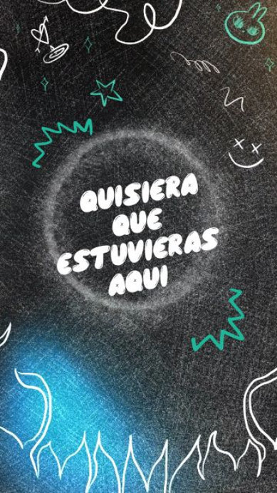 Instagram Story Video Maker Featuring Music Lyrics and Doodle Graphics