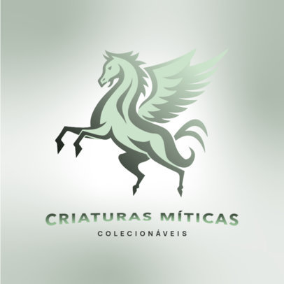 Brand Logo Creator for a Collectible Figures Shop With Mythical Creature 6244f