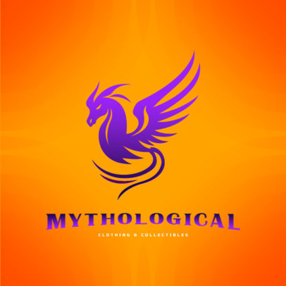 Logo Creator for a Mythical Clothing Brand 6244j