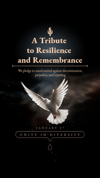 Instagram Story Maker for Holocaust Remembrance Day 6265