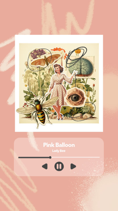 Instagram Story Maker Featuring a Song for Streaming Artists 6127