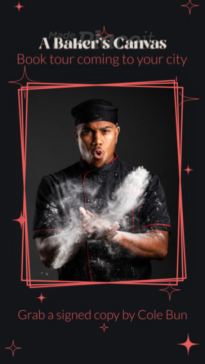 Instagram Story Video Template for a Book Tour Announcement