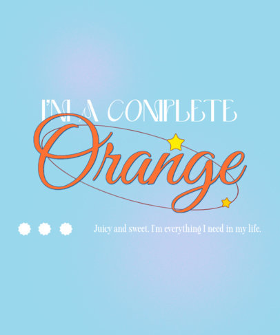 T-Shirt Design Maker Featuring a Positive-Themed Quote