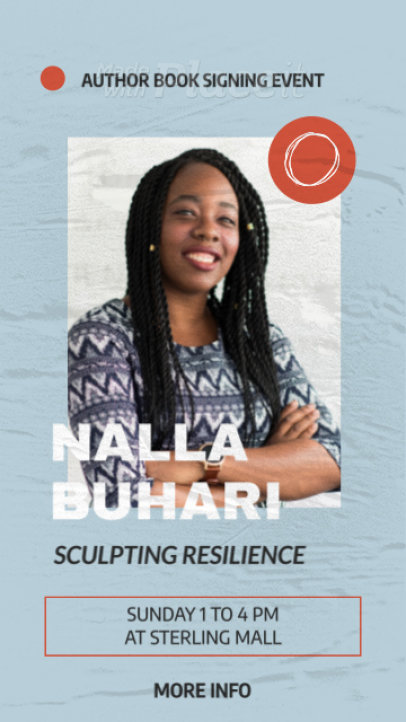 Event-Themed Instagram Story Video Template for a Book Presentation