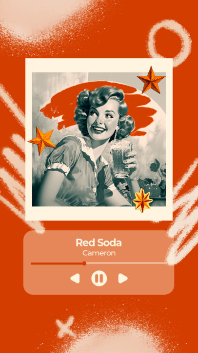 Instagram Story Generator for Streamer Musicians Featuring a Song 6127a