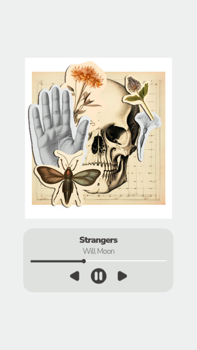 Online Instagram Story Template for Streaming Singers 6127g