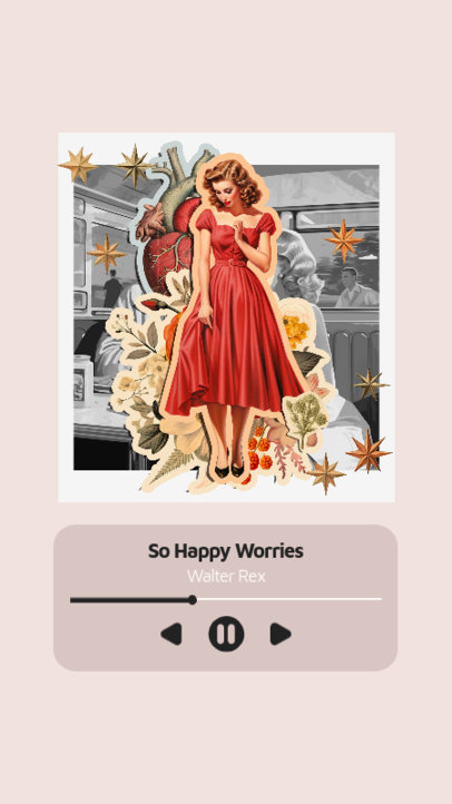 Collage Instagram Story Maker for Music Streamer Artists 6127l