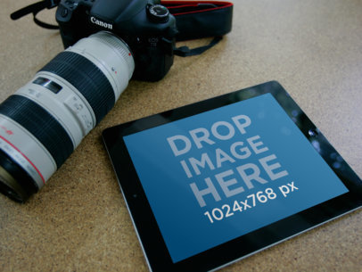 Black iPad Professional Photo Camera