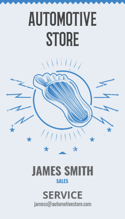 Business Card Maker for Auto Stores