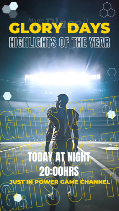 Instagram Story Video Generator for a Football Program 6239e 7574