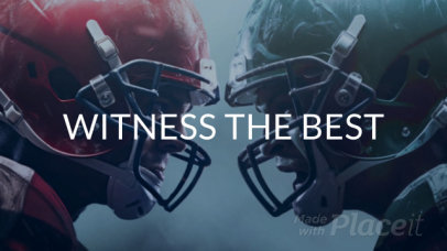 Intro Video Creator to Promote a Final Football Game 284c 7569