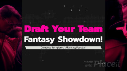 Intro Video Generator for a Fantasy Football Event Ad