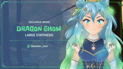 Twitch Screen Video Creator with a Dragon Quest-Inspired Character 