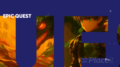 Intro Video Maker Featuring Illustrated Characters Inspired by Dragon Quest 3239i 7591-el1