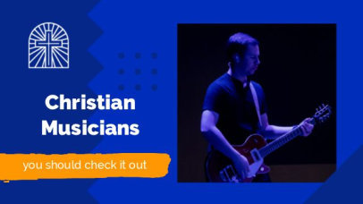 Intro Video Maker for a Christian Musicians Channel 7493