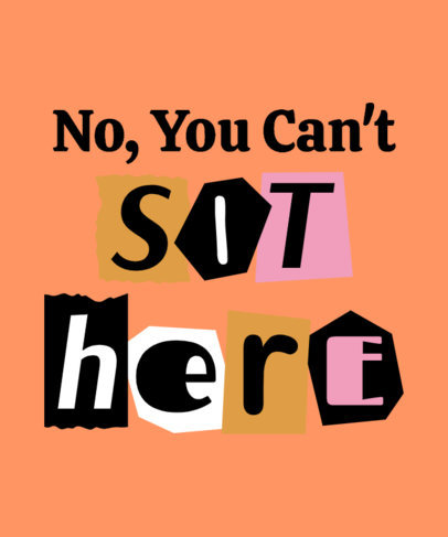 Cool T-Shirt Design Maker Featuring an Aesthetic Inspired by the Mean Girls Movie 5985k-6154