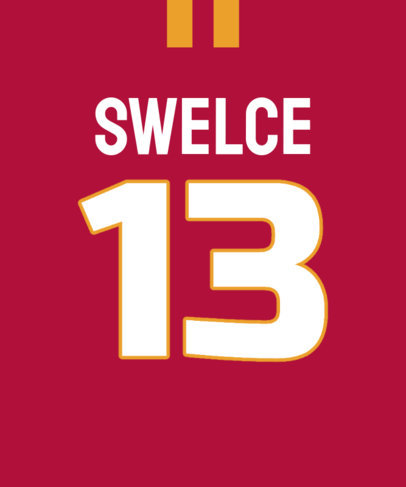 KelceSwift-Inspired T-Shirt Design Creator With a Bold Number 13 5102k-6157