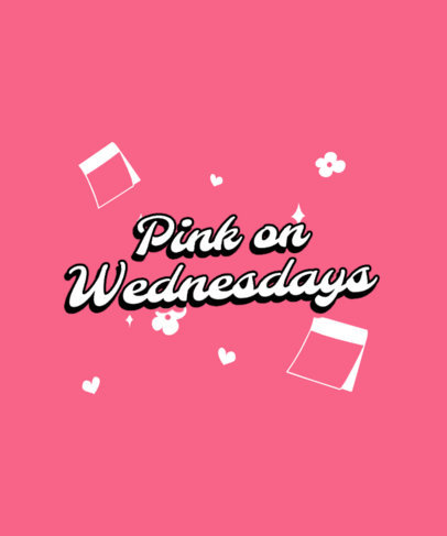 T-Shirt Design Creator for Mean Girls-Inspired Fanatics With Calendar Graphics 5618j-6154