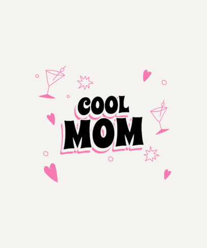 Mean Girls-Inspired T-Shirt Design Generator Featuring a Cool Mom Quote